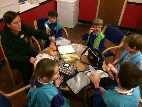 Snack time at Cirencester after school club.