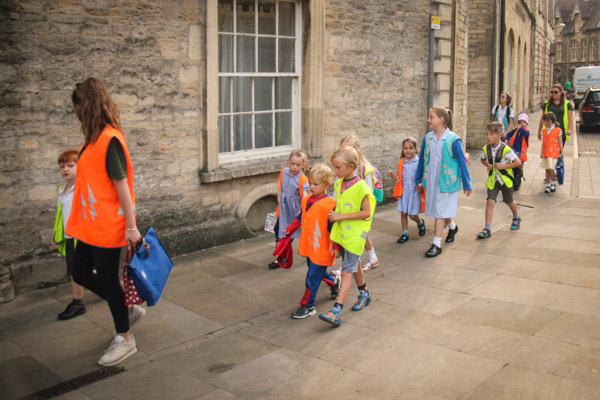 mighty oaks breakfast club walking to school