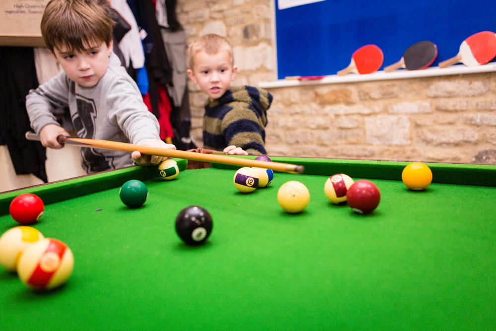 Snooker at Mighty Oaks Holiday Club Cirencester