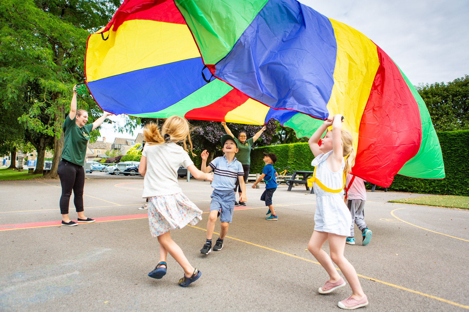 Outdoor fun at Mighty Oaks Holiday Club Cirencester