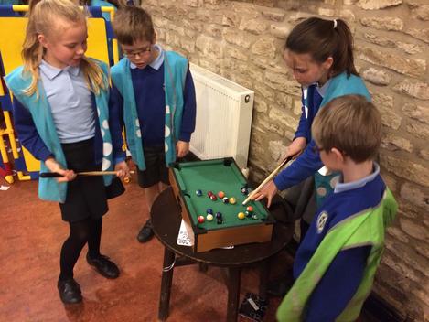 Snooker Loopy at Cirencester after school club.